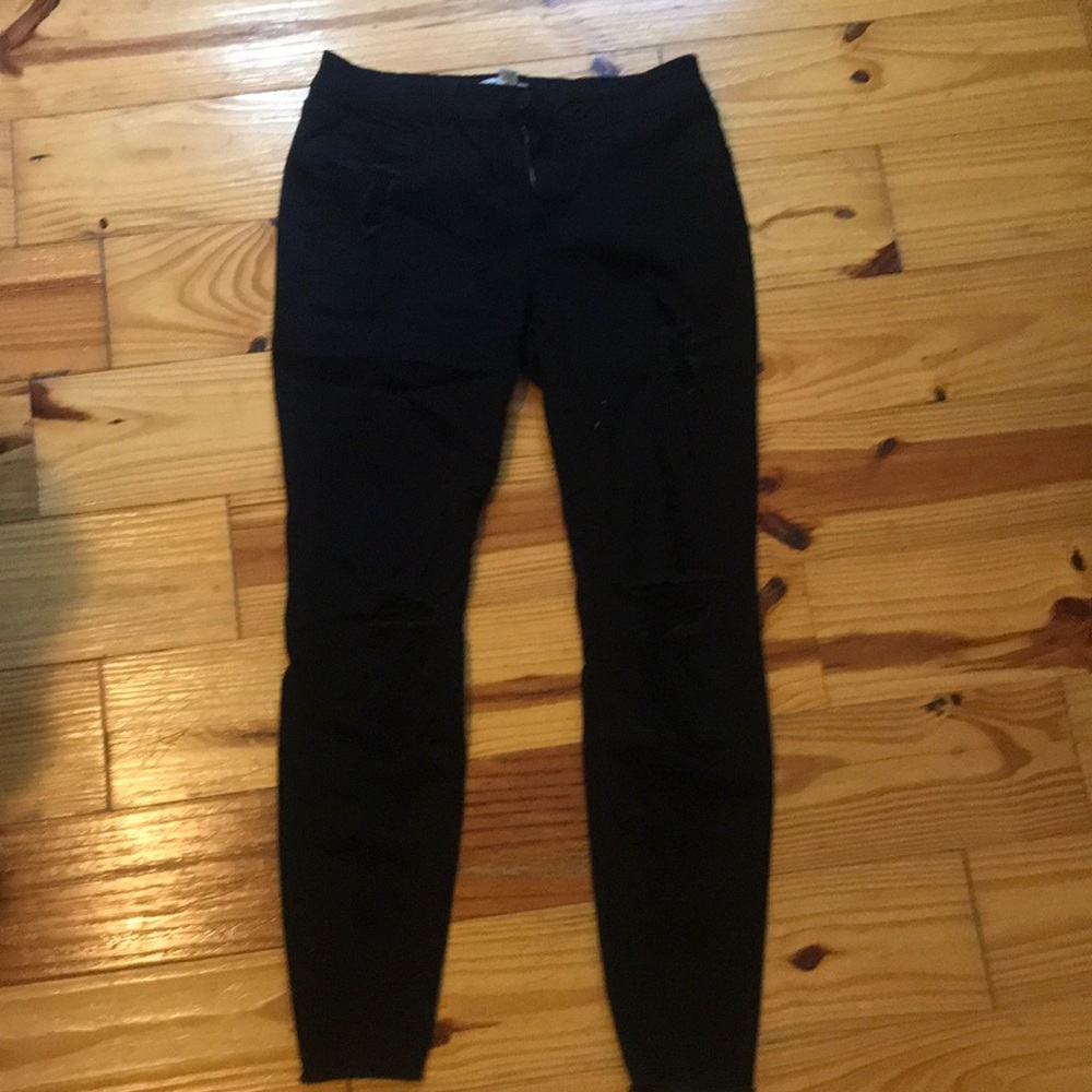 Refuge black skinny jeans from Charlotte russe